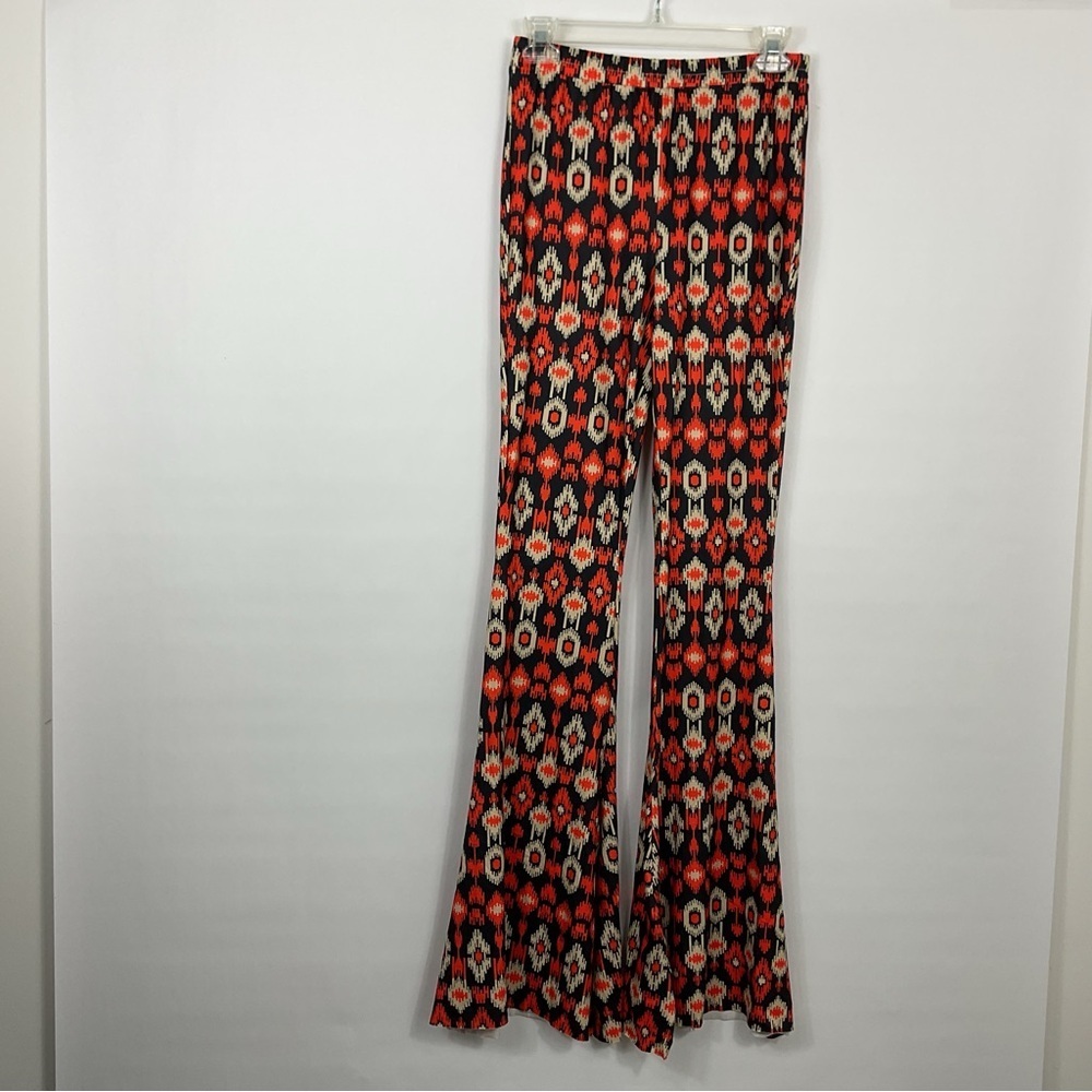 Saints & Hearts‎ Flare Leg  Bell Bottom Aztec Print Pants Size Small